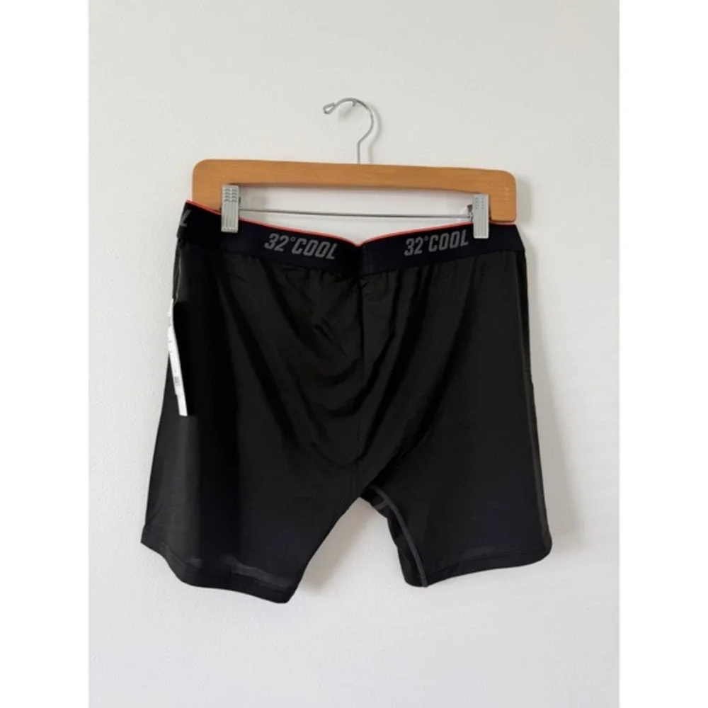 32 Degrees Men's Cool Active Boxer Brief – Black – Size Large – NWT‎